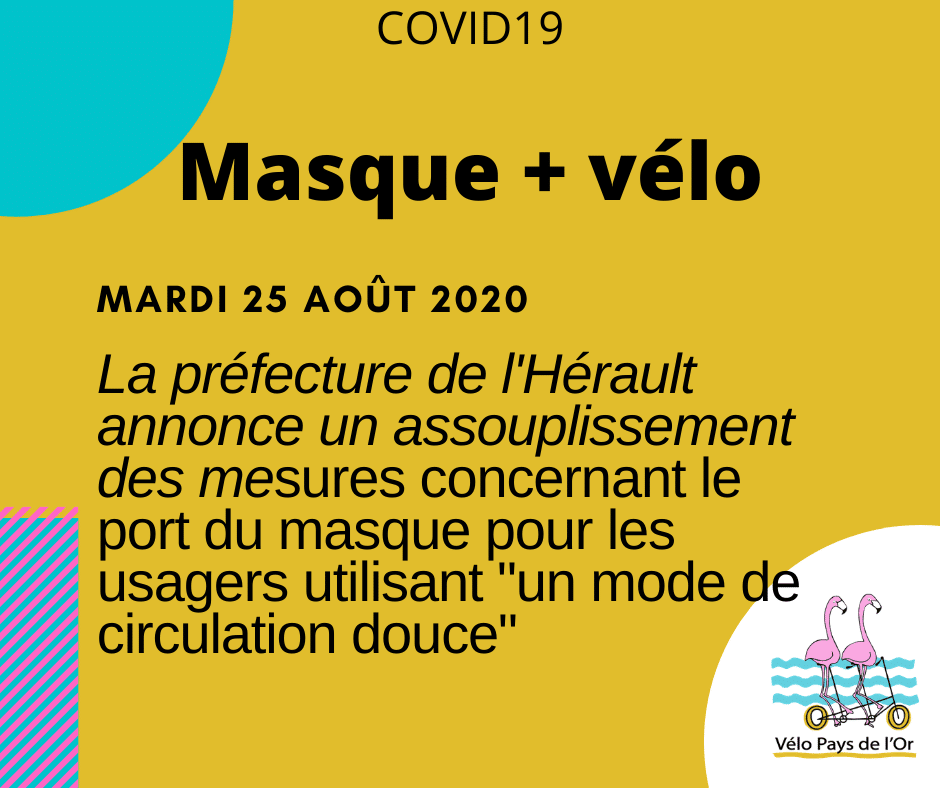 You are currently viewing COVID19- Port du masque à vélo