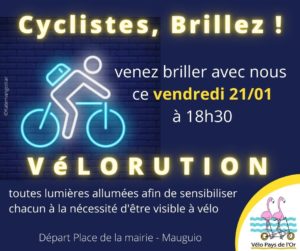 Cyclistes brillez ! vend 21-01-22