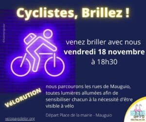Cyclistes brillez ! Novembre 22