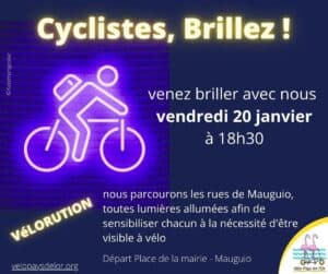 Cyclistes brillez ! 20 janv 2023