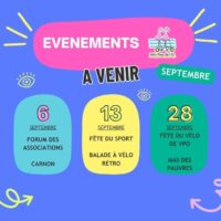 Les dates de Septembre
